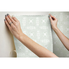 Overlapping Medallions P&S Wallpaper - how to stick