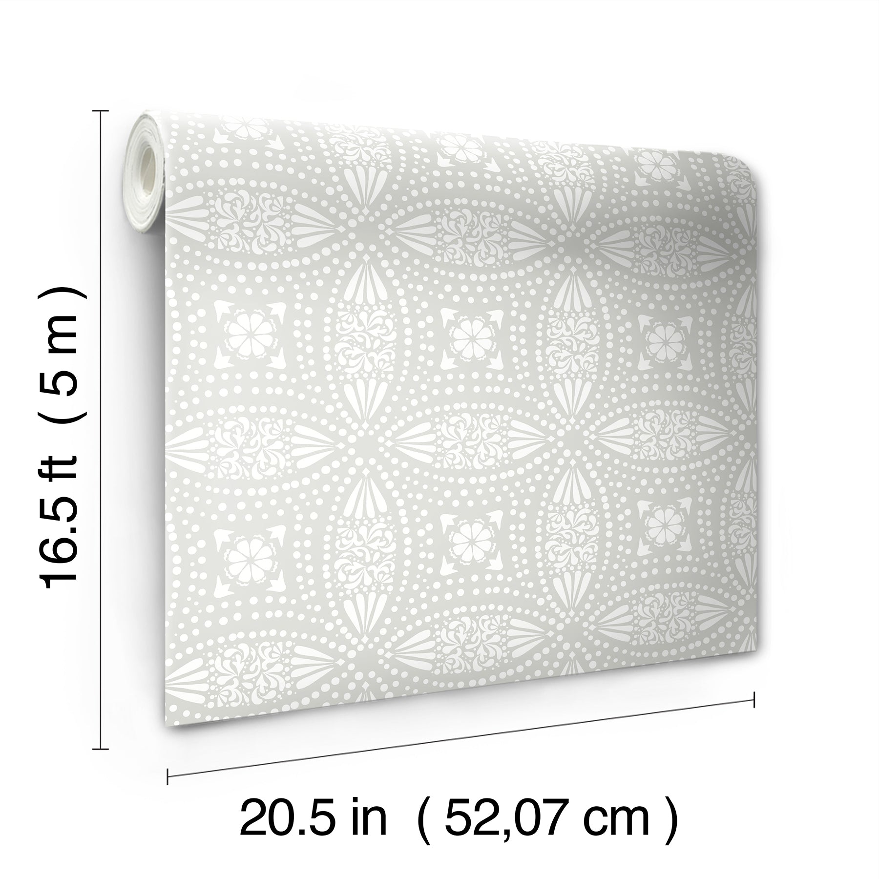 Overlapping Medallions P&S Wallpaper by WallPops