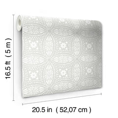 Overlapping Medallions P&S Wallpaper by WallPops