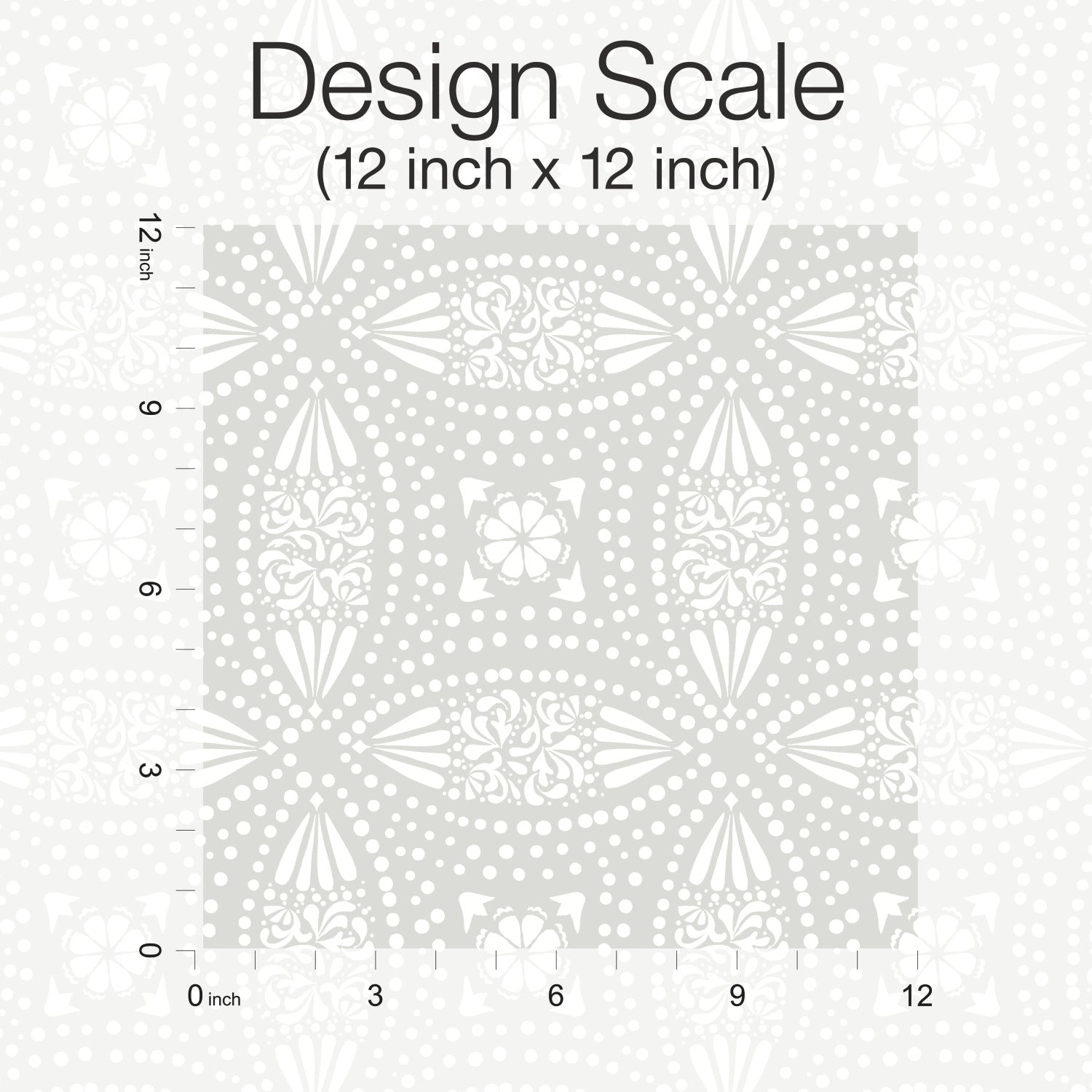 Overlapping Medallions P&S Wallpaper pattern close-up