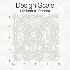 Overlapping Medallions P&S Wallpaper pattern close-up