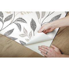Cottage Vine P&S Wallpaper - how to peel