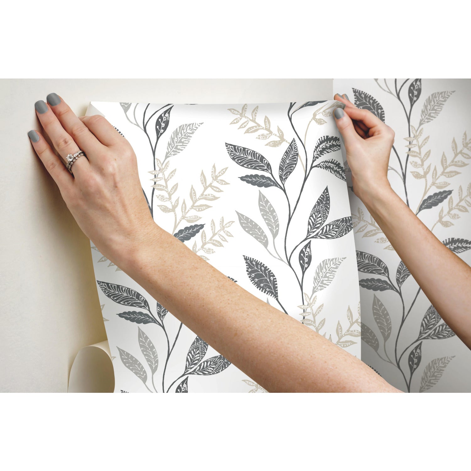Cottage Vine P&S Wallpaper - how to stick