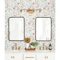 Meadow Mix Peel & Stick Wallpaper in a room setting