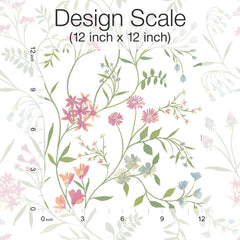 Meadow Mix Peel & Stick Wallpaper pattern close-up