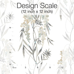 Nouveaux Wisteria P&S Wallpaper pattern close-up