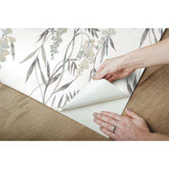 Nouveaux Wisteria P&S Wallpaper - how to peel