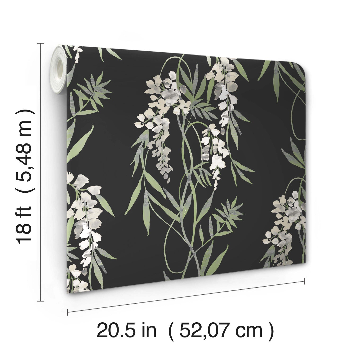 Nouveaux Wisteria P&S Wallpaper by WallPops