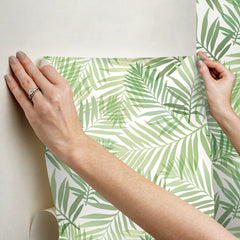 Tropical Vibe P&S Wallpaper - how to stick