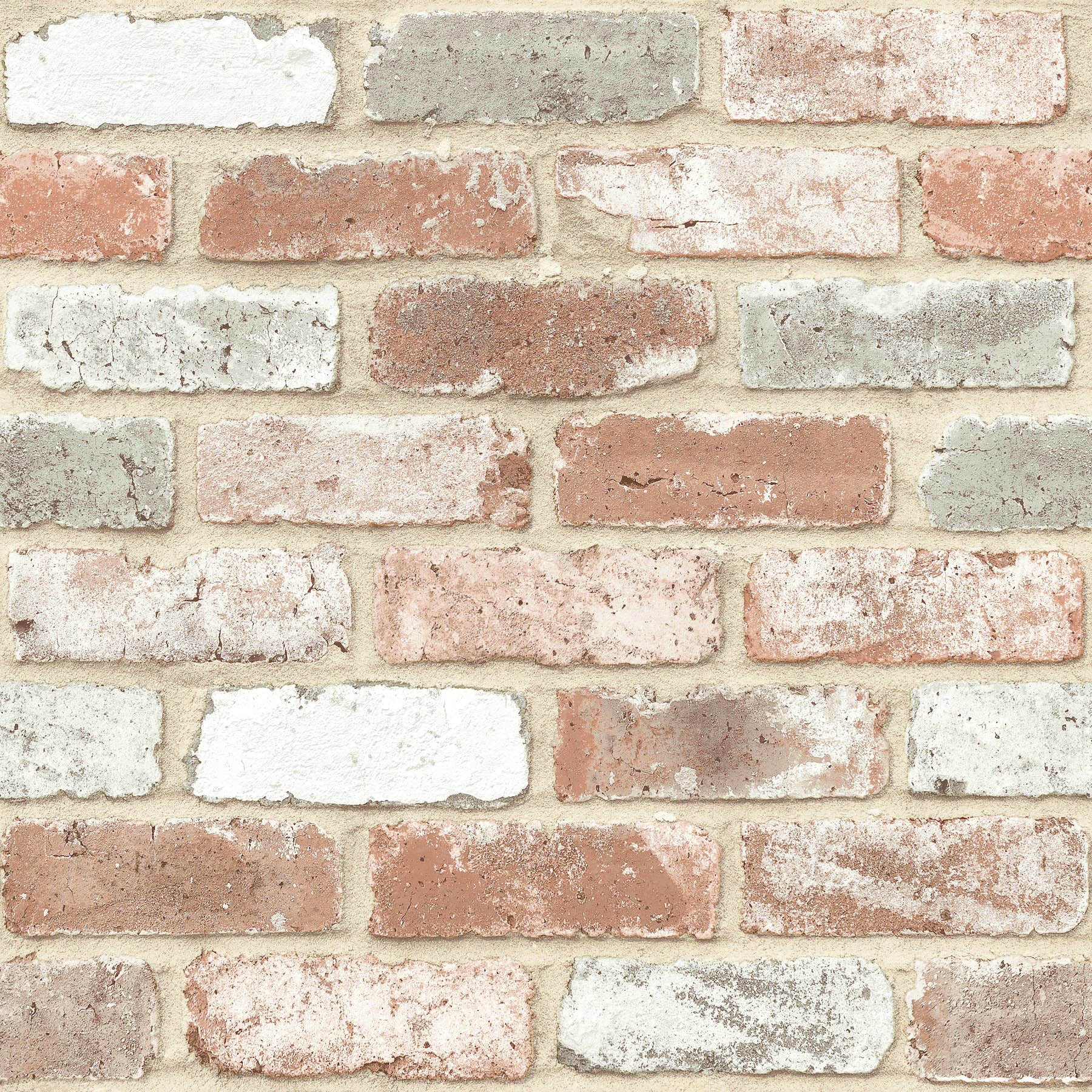 Reclaimed Brick Peel and Stick Wallpaper by WallPops