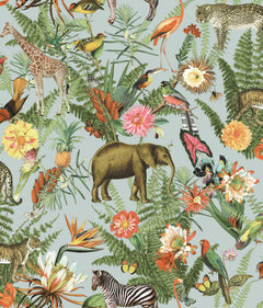 Tropical Zoo Peel & Stick Wallpaper by WallPops