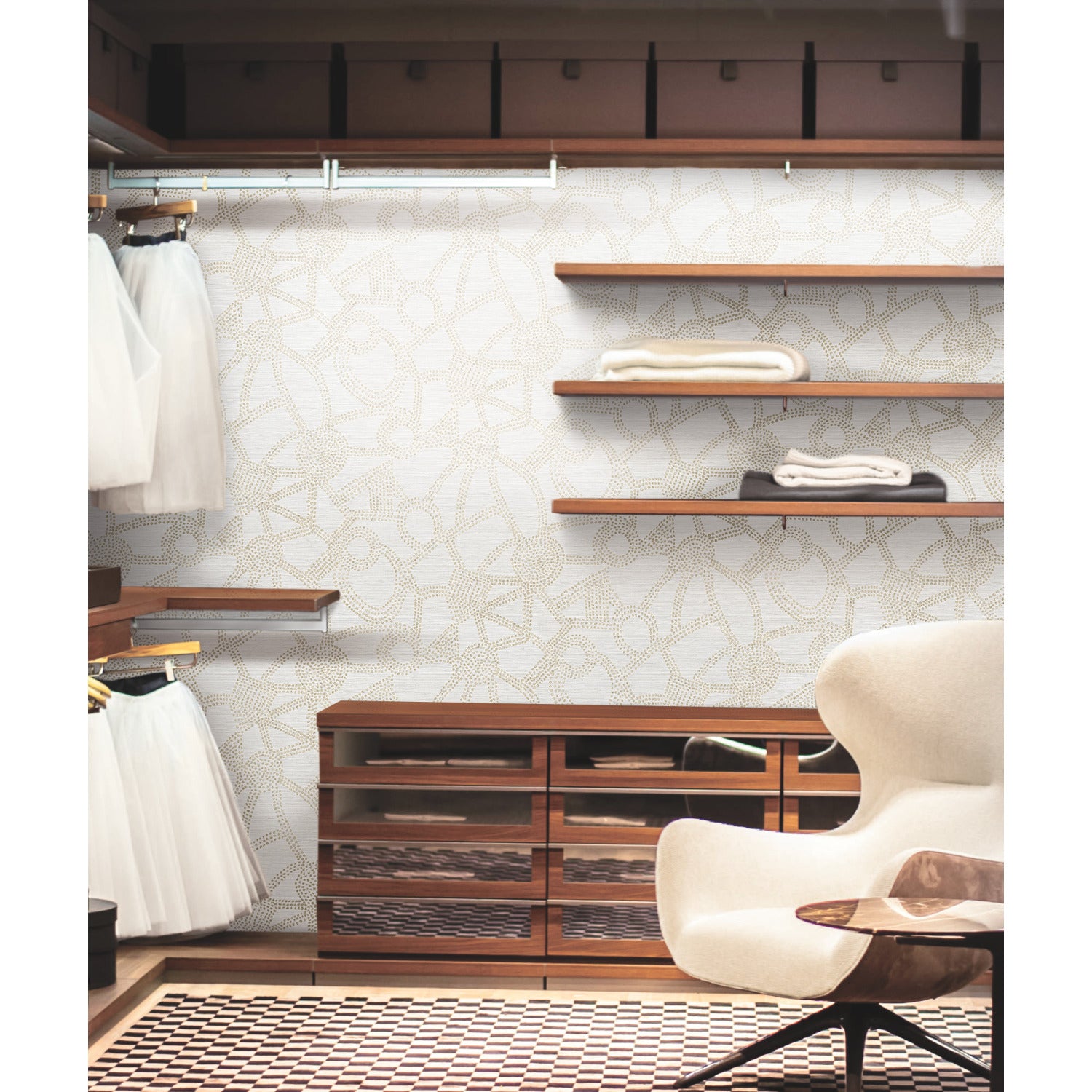 Nikki Chu Amhara Peel and Stick Wallpaper