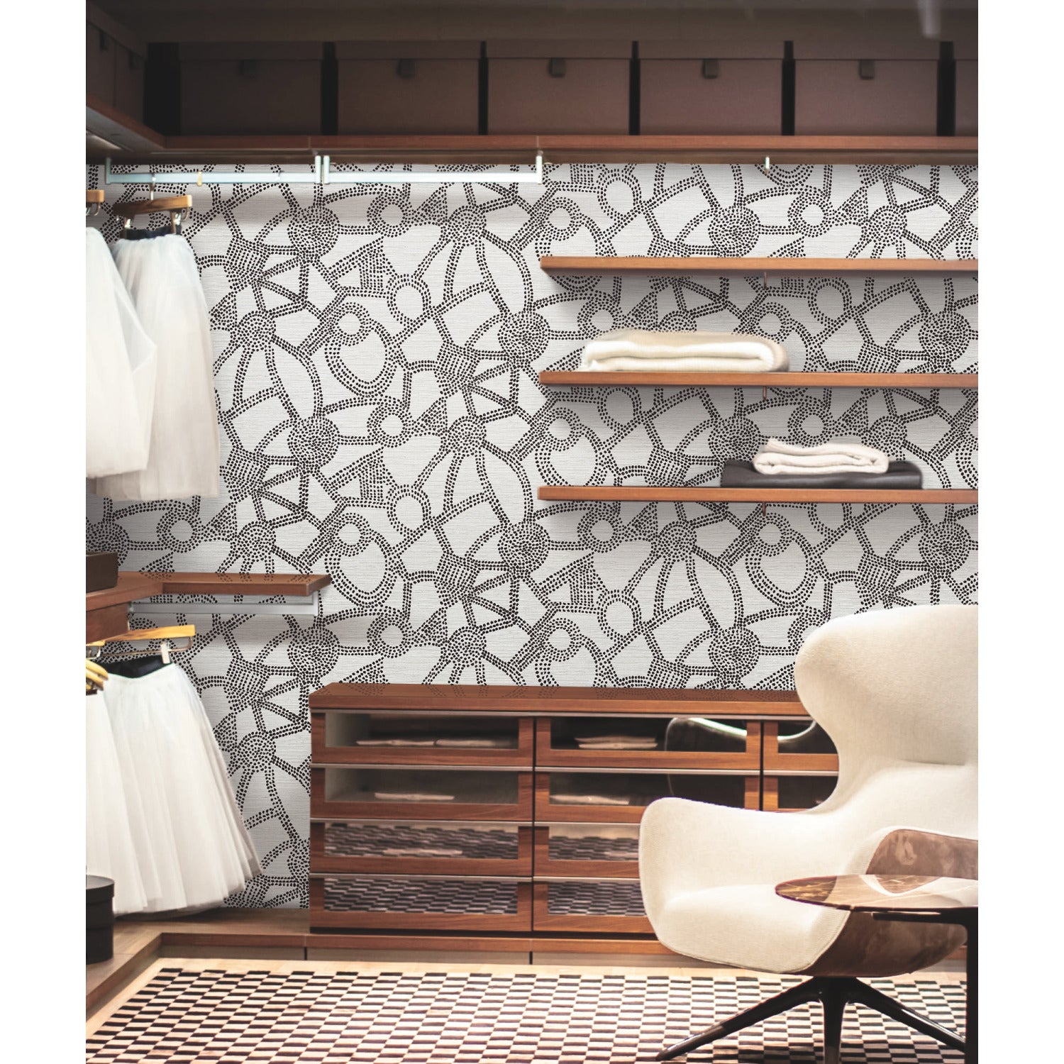 Nikki Chu Amhara Peel and Stick Wallpaper