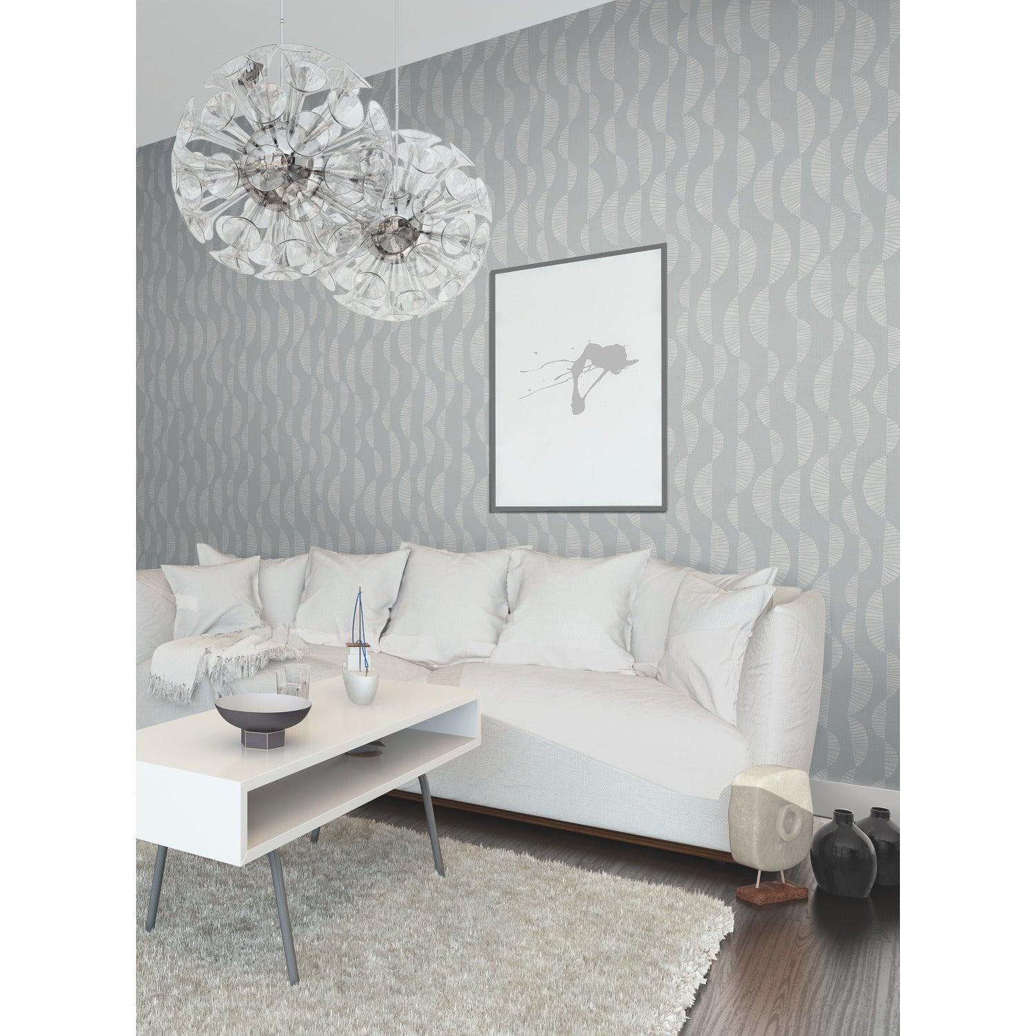 Nikki Chu Seychelles Wave Peel and Stick Wallpaper