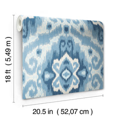 Bohemian Ikat Peel & Stick Wallpaper - dimensions