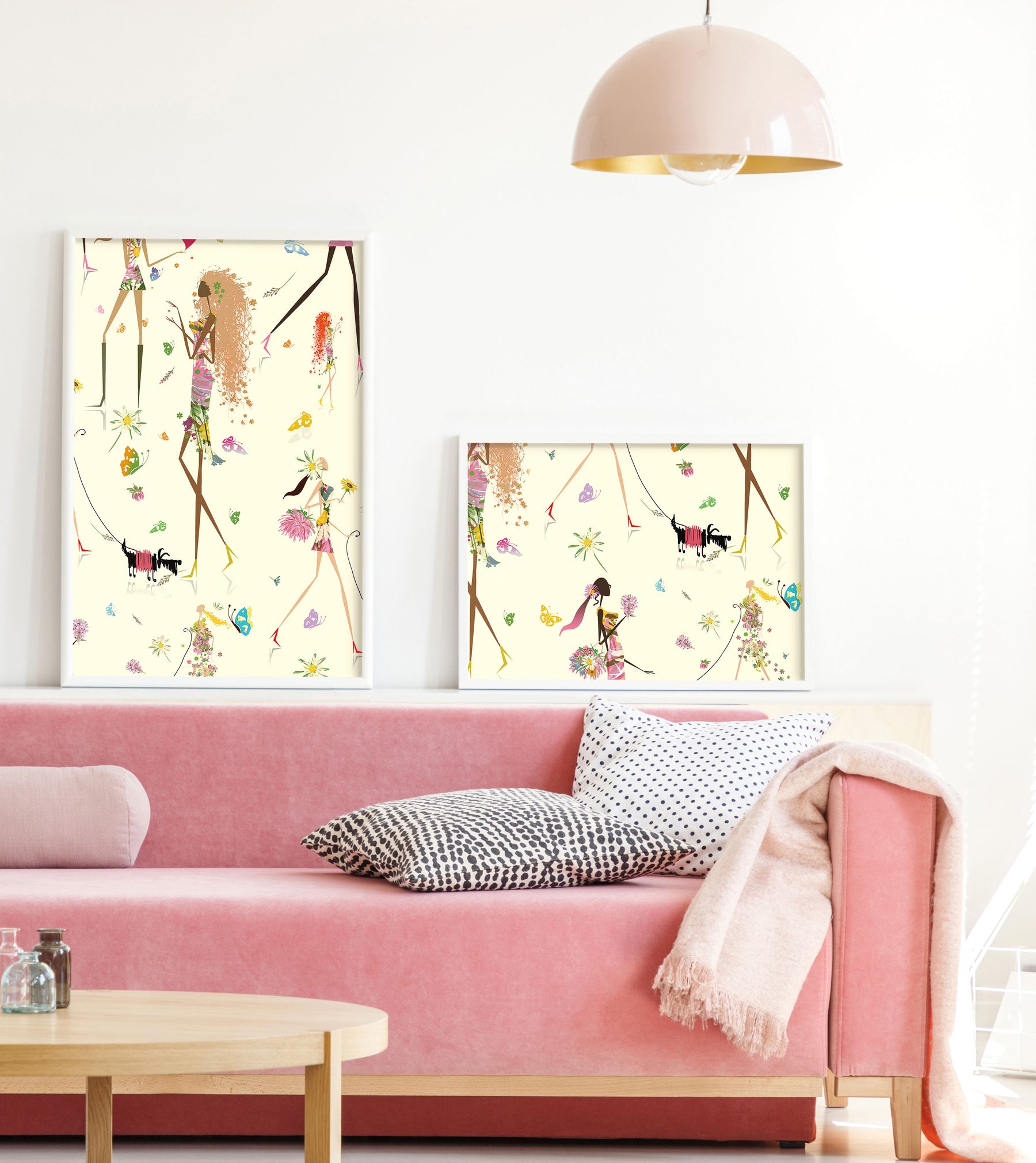 Fs Peel and Stick Wallpaper in a room setting