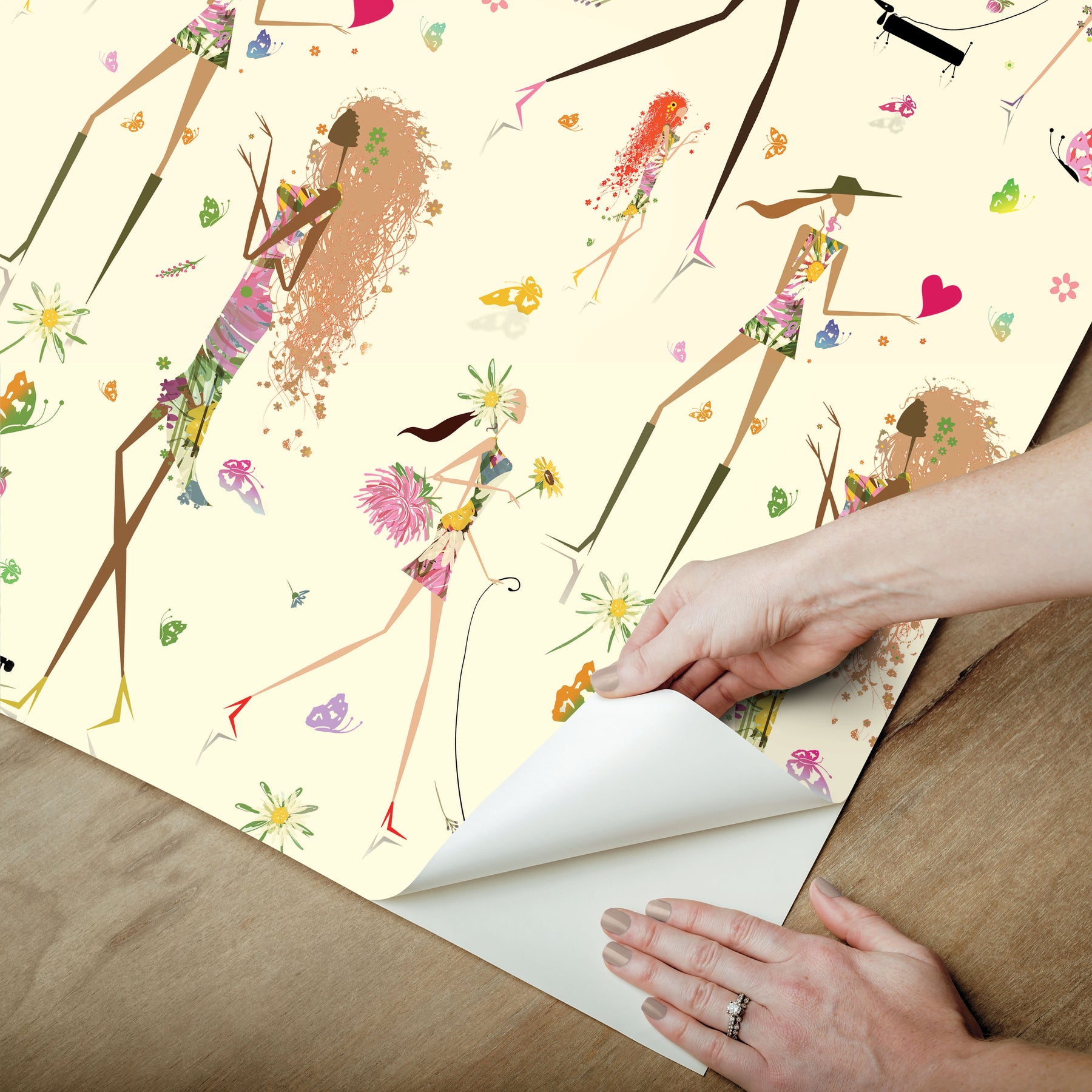 Fs Peel and Stick Wallpaper - how to peel