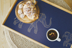 Elephant Walk Peel & Stick Wallpaper in a room setting