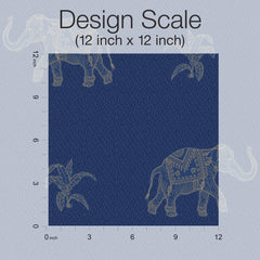 Elephant Walk Peel & Stick Wallpaper pattern close-up