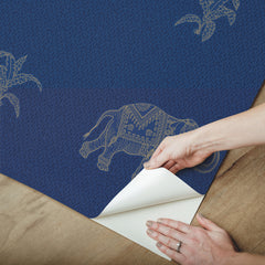Elephant Walk Peel & Stick Wallpaper - how to peel