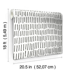 Tick Mark Peel and Stick Wallpaper - dimensions