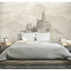 Harry Potter Hogwarts Castle P&S Wall Murals in a room setting