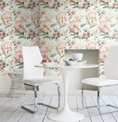 Iris Peel & Stick Wallpaper in a room setting