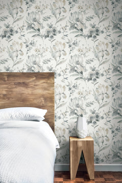 Iris Peel & Stick Wallpaper in a room setting
