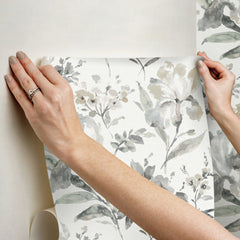 Iris Peel & Stick Wallpaper - how to stick