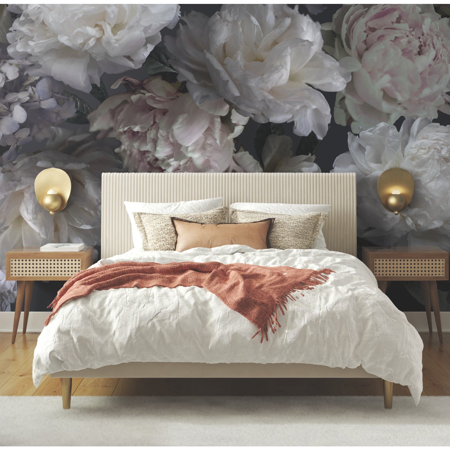 Moonlit Garden P&S Wall Murals in a room setting