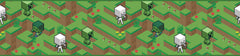 Minecraft Hillside Borders by WallPops