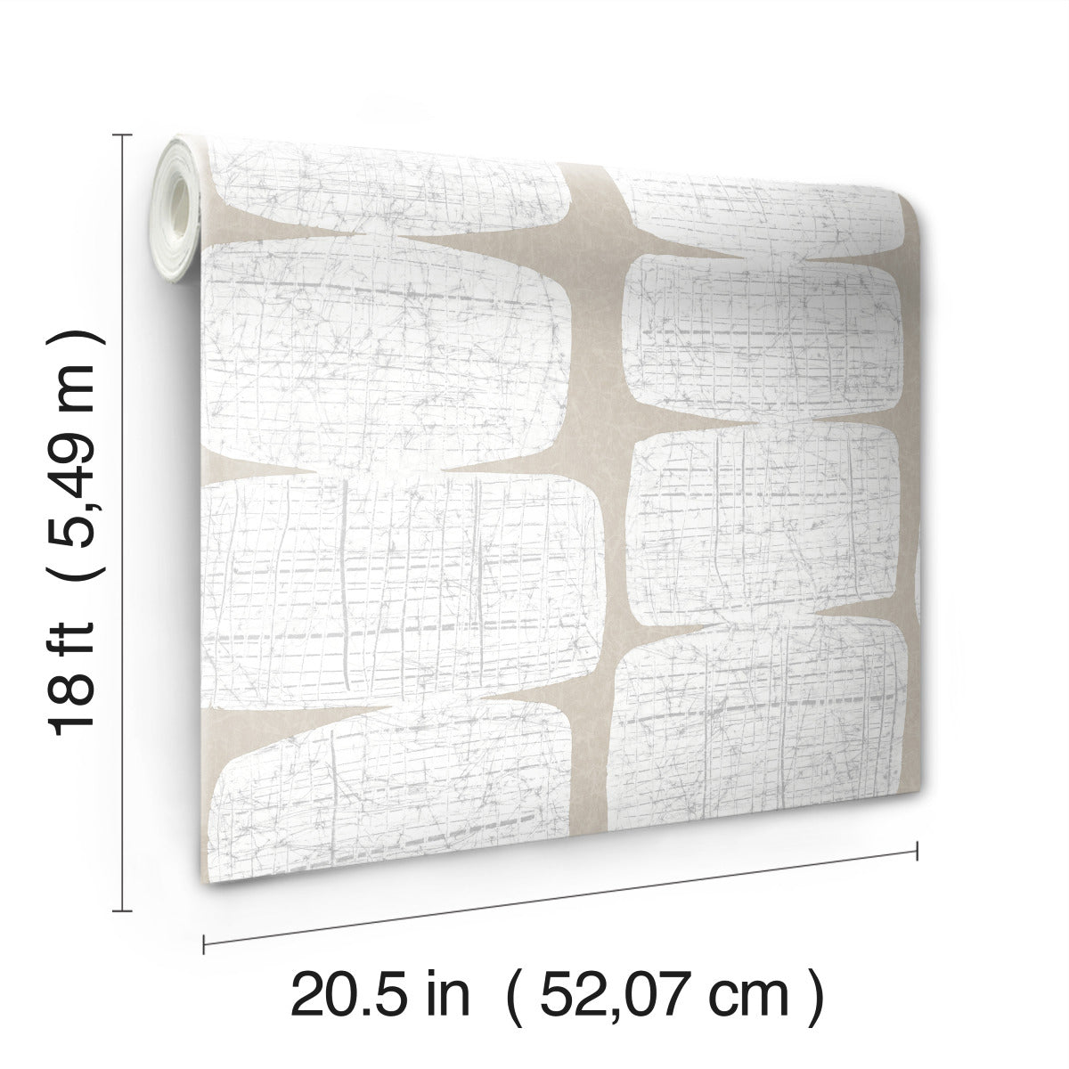Mid-Century Beads P&S Wallpaper dimensions
