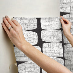 Mid-Century Beads P&S Wallpaper stick step