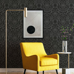 RMK12352RL peel and stick wallpaper in a room setting