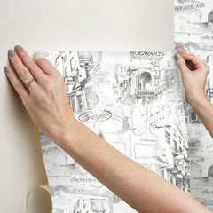 RMK12353PL Peel and Stick Wallpaper - how to stick