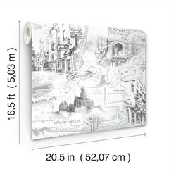 RMK12353PL Peel and Stick Wallpaper - dimensions