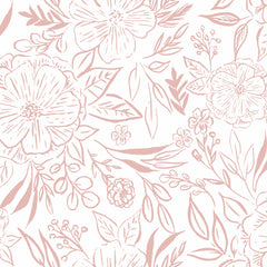 Beth Schneider Floral Sketch Peel and Stick Wallpaper by WallPops