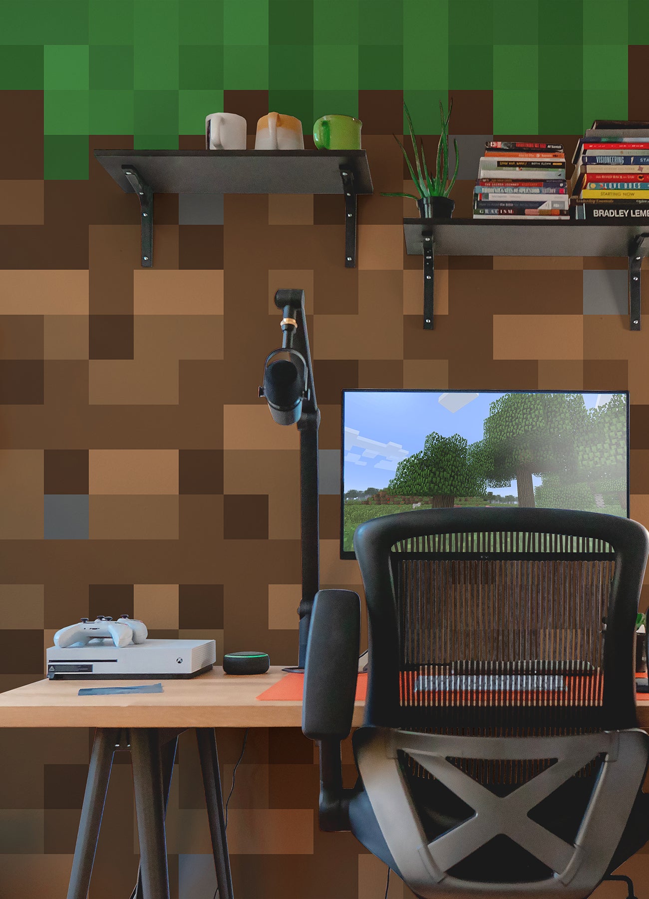 Minecraft Blocks Peel & Stick Wall Murals