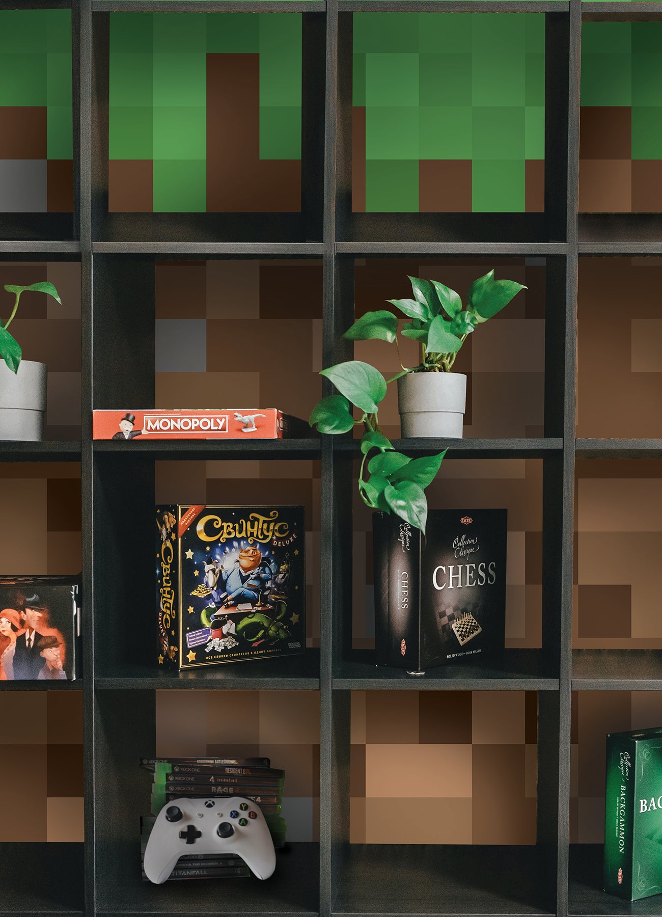 Minecraft Blocks Peel & Stick Wall Murals