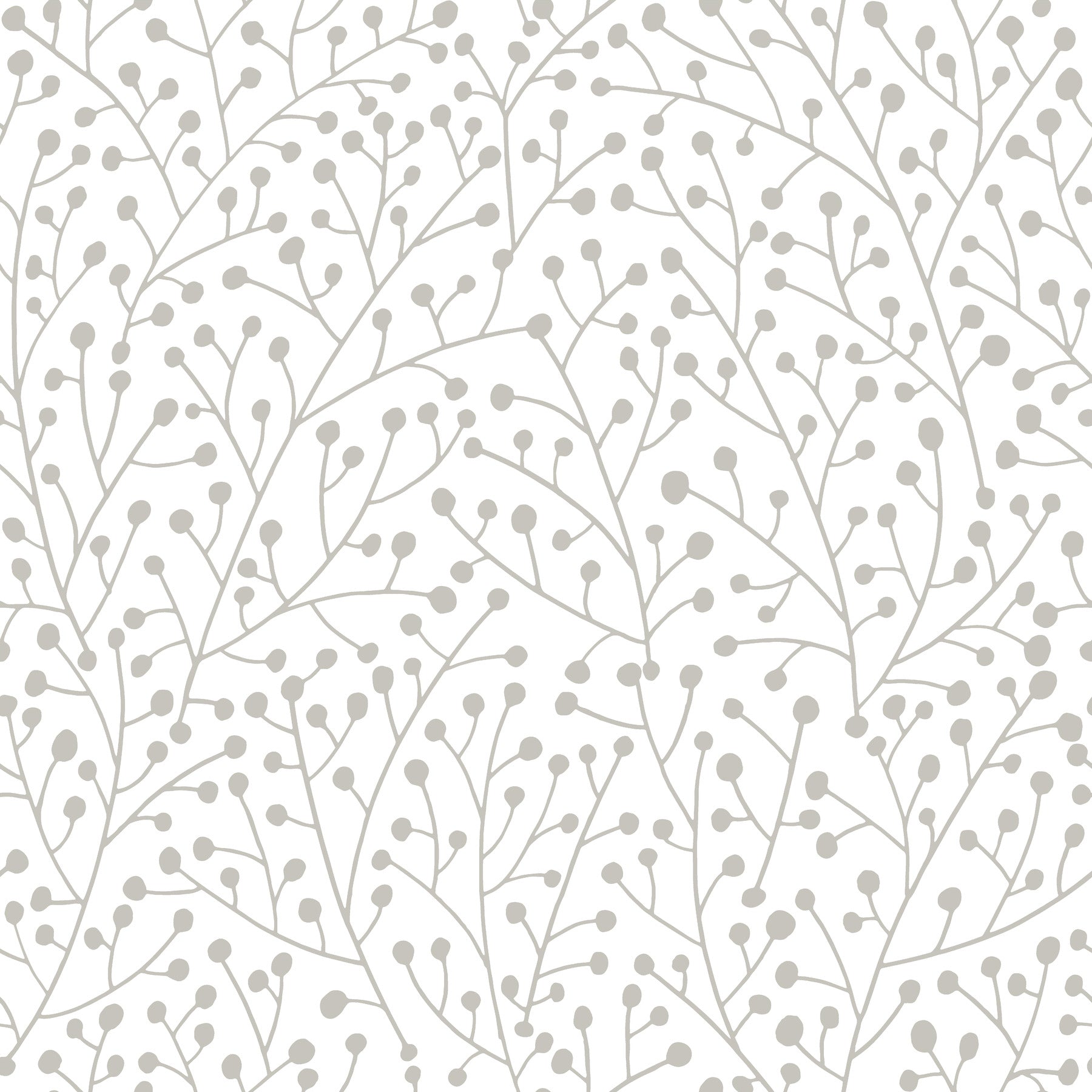 Cat Coquillette Berry Branches Peel and Stick Wallpaper by WallPops