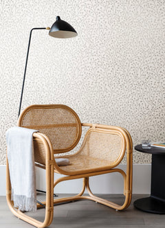 Cat Coquillette Berry Branches Peel and Stick Wallpaper in a room setting