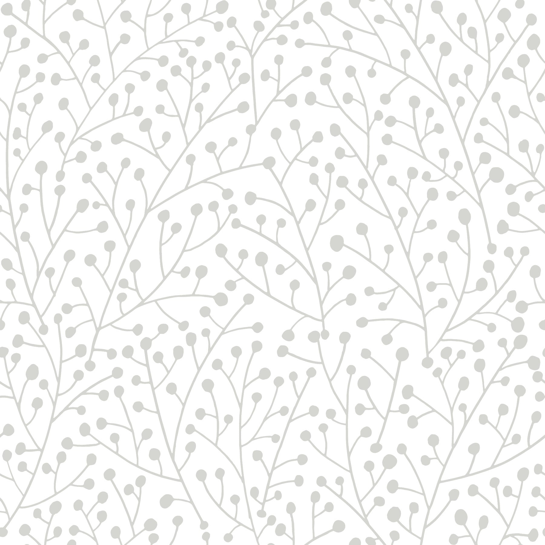 Cat Coquillette Berry Branches Peel and Stick Wallpaper by WallPops
