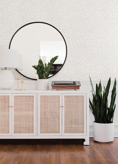 Cat Coquillette Berry Branches Peel and Stick Wallpaper in a room setting