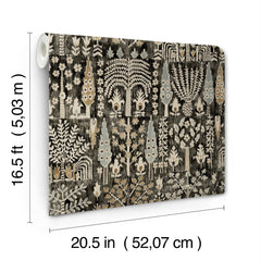 Persian Ikat Peel & Stick Wallpaper - dimensions