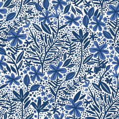 Cat Coquillette Porcelain Garden Peel and Stick Wallpaper by WallPops