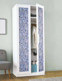 Cat Coquillette Porcelain Garden Peel and Stick Wallpaper in a room setting