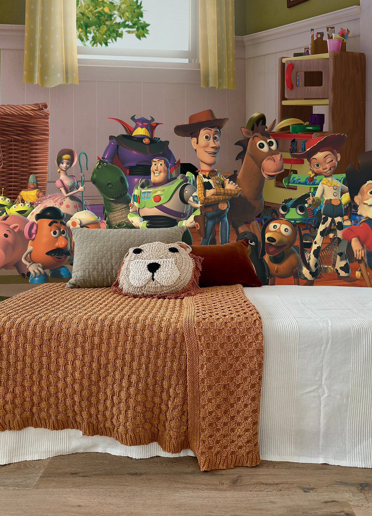Toy Story P&S Wall Murals in a room setting