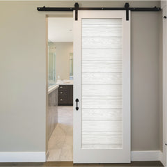 3D Textured Shiplap Peel & Stick Wallpaper (With Raised Inks) in a room setting