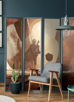 Star Wars: The Mandalorian P&S Wall Murals in a room setting