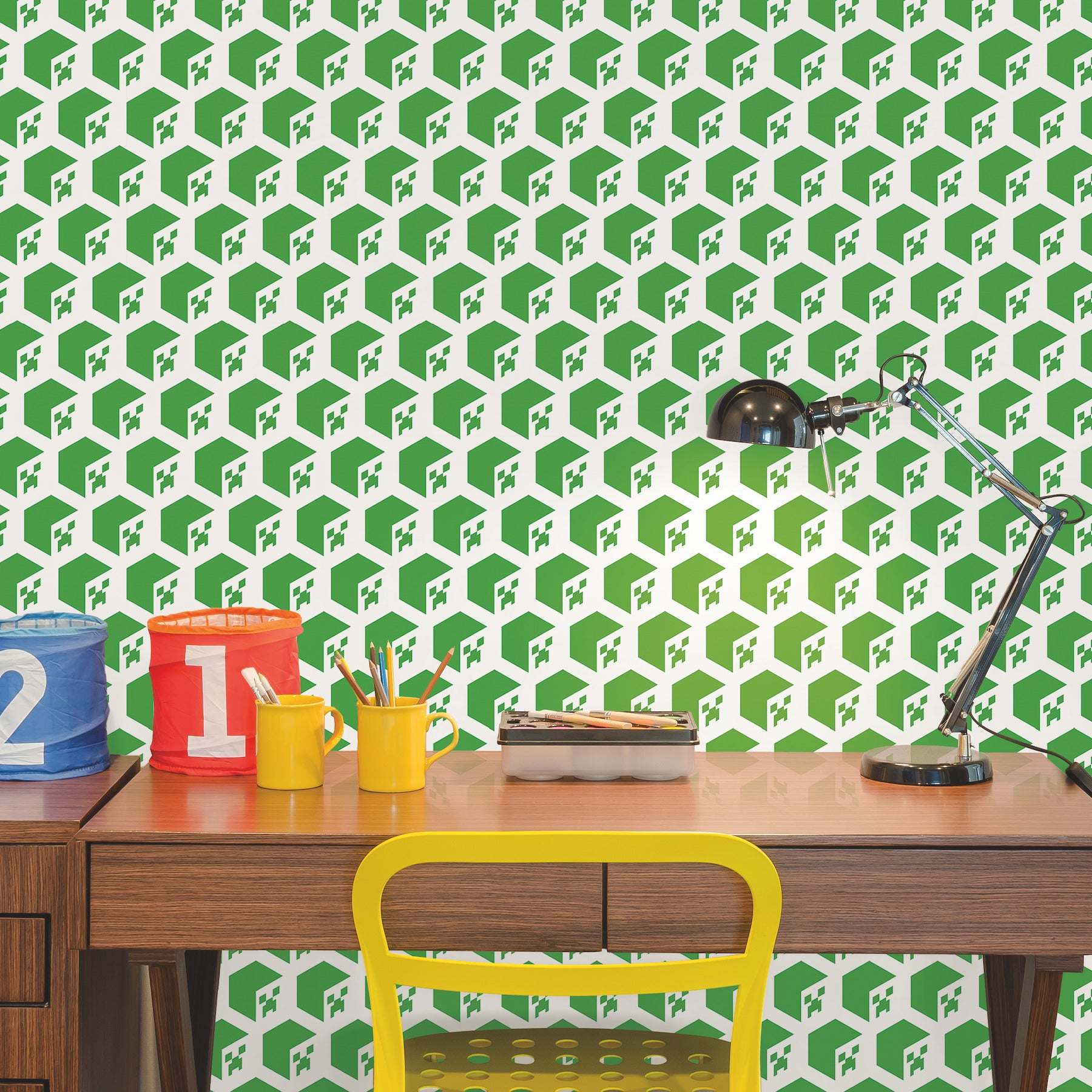 RMK12395RL wallpaper in a room setting